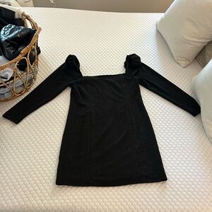 1. State: Black Long Sleeve Mini